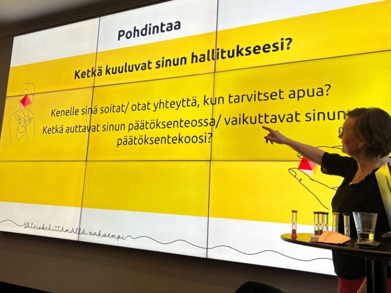 Ekosysteemeissä kehittäminen innosti aamiaistilaisuuden osallistujat​