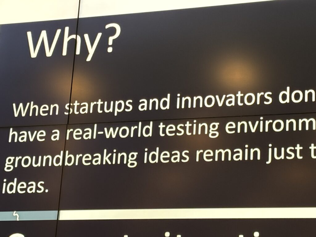 Picture of a presentation